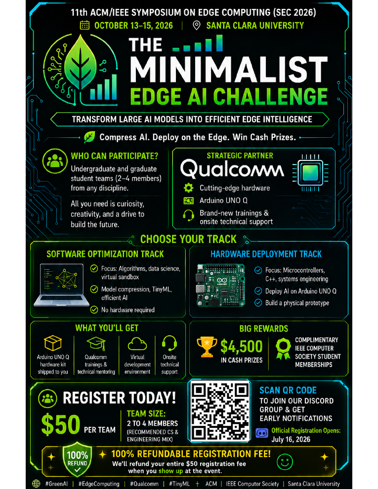 Preview of the Minimalist Edge AI Challenge flyer